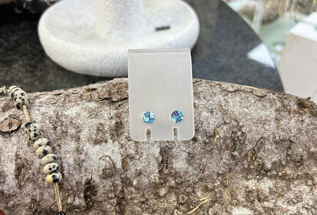 Ohrstecker Aqua