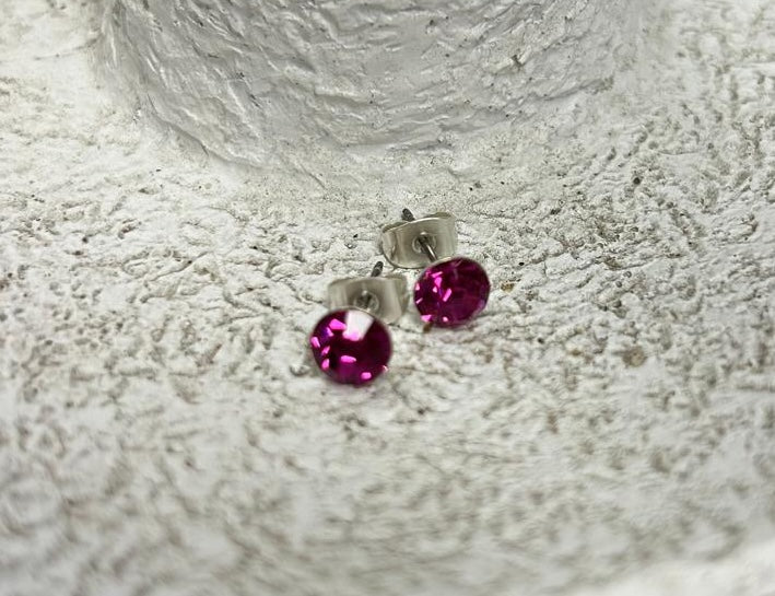 Ohrstecker Fuchsia