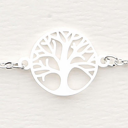 Armband - versilbert - Baum des Lebens