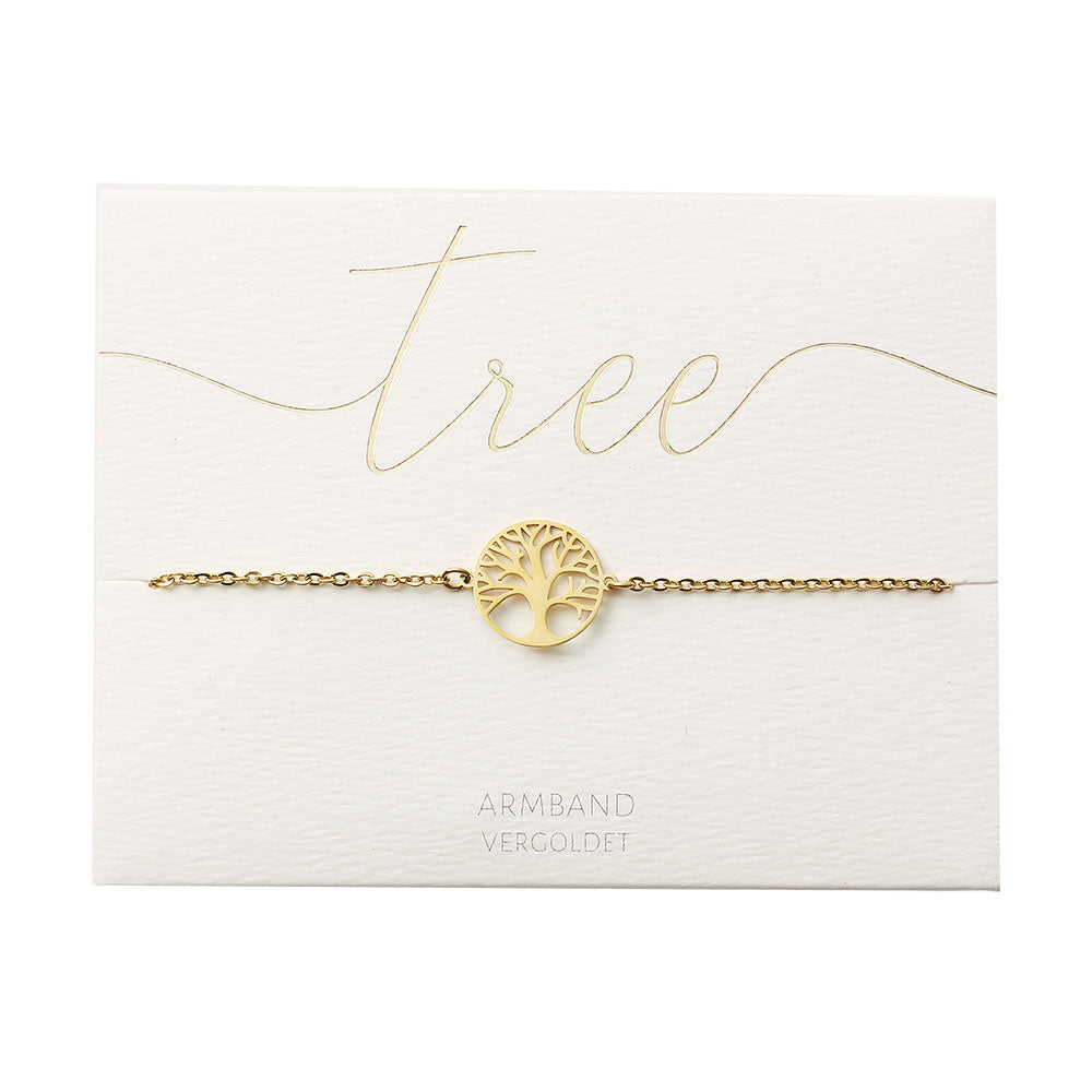 Armband - vergoldet - Baum des Lebens