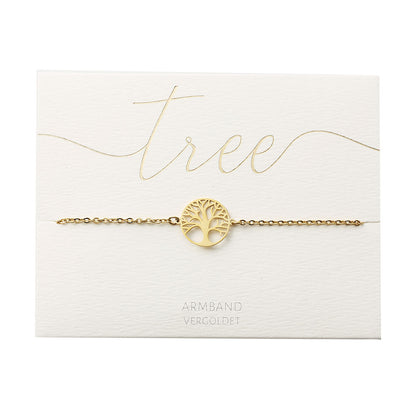 Armband - vergoldet - Baum des Lebens