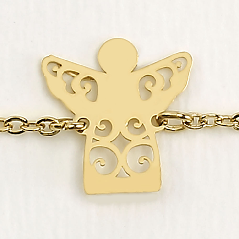 Armband - vergoldet - Schutzengel