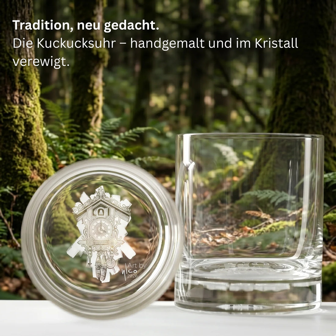 CASA VIVIDA × NIR DESIGN GLAS "KUCKUCKSUHR"