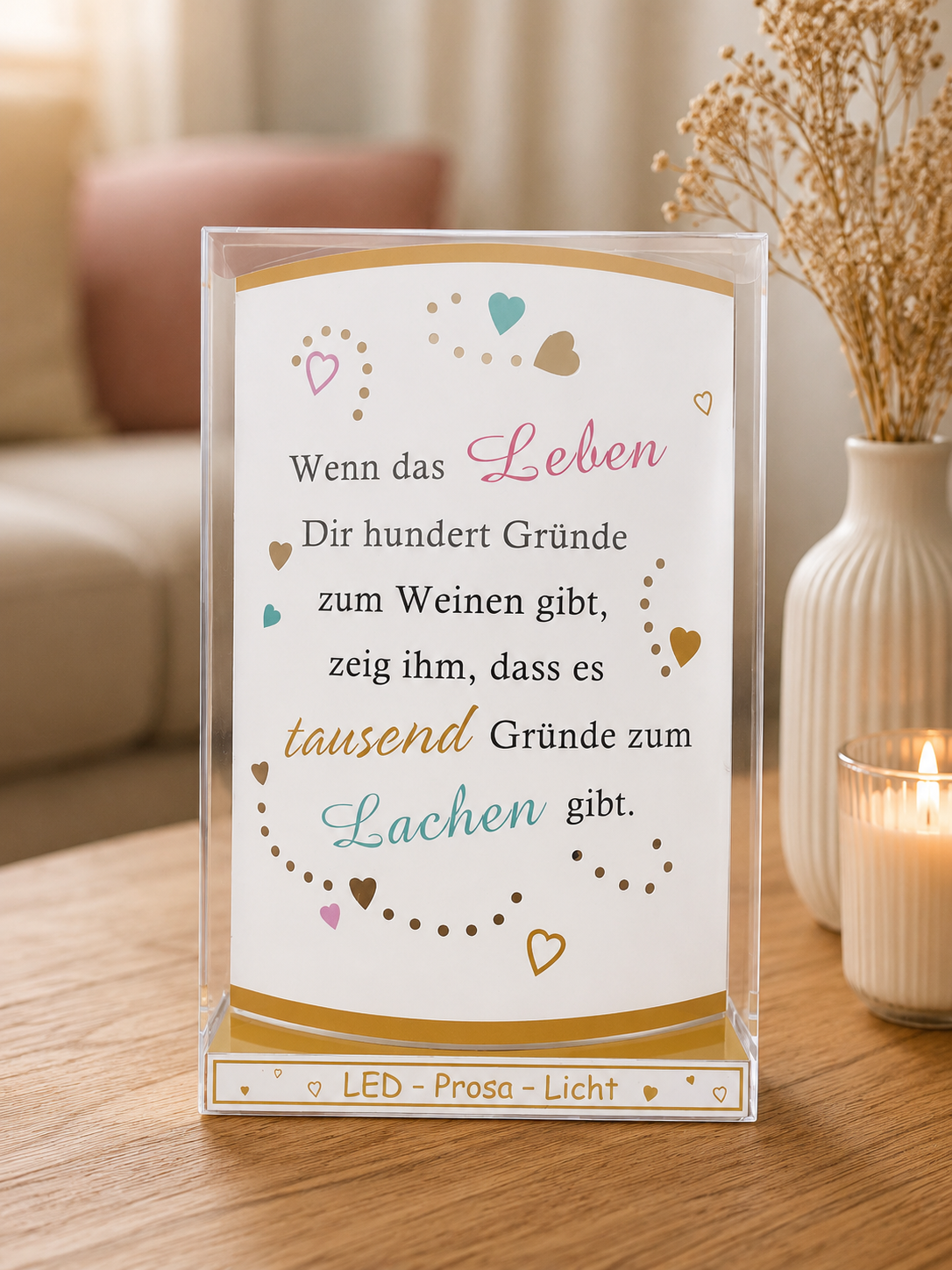 LED-Lichttüte - Wenn das Leben Dir....