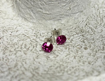 Ohrstecker Fuchsia
