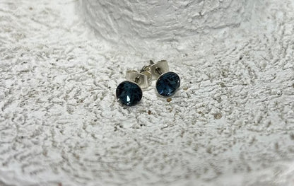 Ohrstecker Demin Blue