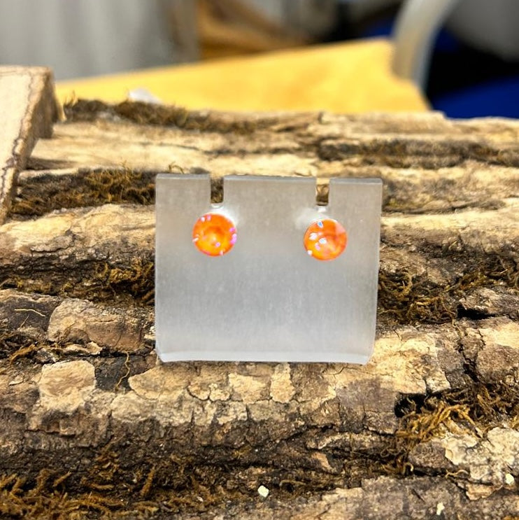 Ohrstecker Orange Glow