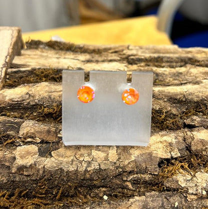 Ohrstecker Orange Glow